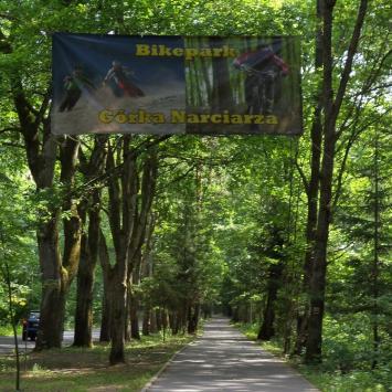 ścieżka rowerowa w stronę Górki Narciarza, Danusia