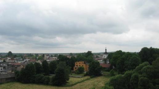 widok na Siewierz z platformy widokowej zamku, Danuta