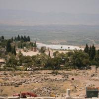 widok na Pamukkale z amfiteatru, Danusia