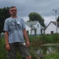 Chwila odpoczynku nad stawem ze znaczkiem, Tadeusz Walkowicz