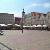 Rynek w Opolu, a w tle kościół Franciszkanów, Danusia