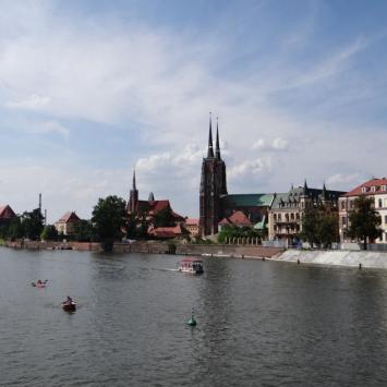Widok na Ostrów Tumski z Mostu Pokoju, Marcin_Henioo