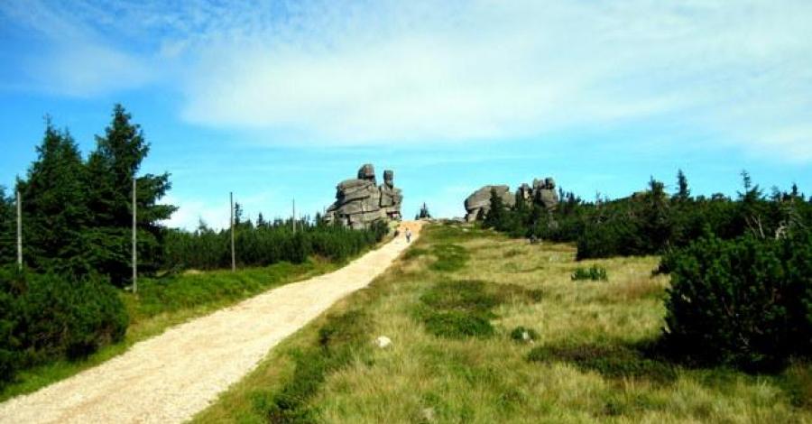 Karkonosze – Wodospad Kamieńczyk, Szrenica, Śnieżne Kotły, Czeskie i Śląskie Kamienie. - zdjęcie