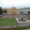 widok na Rynek i Ratusz ze szczytu schodów, Danusia