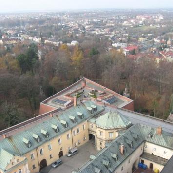 Oglądaliśmy Dziedziniec z całym kompleksem paulińskim, Danuta