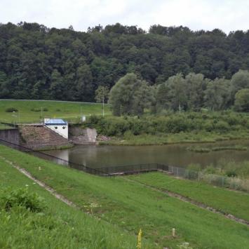 widok z zapory w Myczkowcach, Danusia