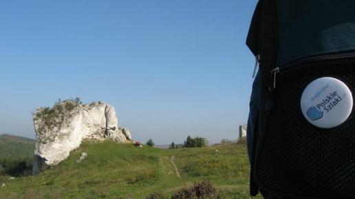 Ze znaczkiem PSz na plecaku, wyruszyliśmy na wędrówkę. , Danuta