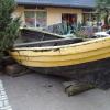 Dębki,łódź przed barem, Danusia