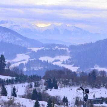 Widok z Palenicy na Tatry, MelanosChole