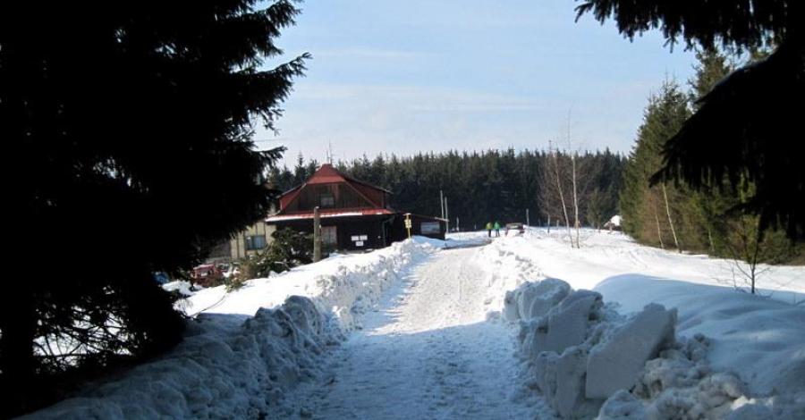 Beskid Śląski - Wielka Czantoria zimą - zdjęcie
