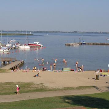 Wilkasy-plaża nad jeziorem Niegocin, Danusia