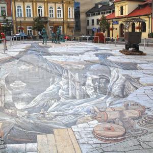 Obraz 3D w Wieliczce