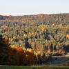 Morsko panorama z Góry Łężec w kierunku Góry Zborów, Magdalena
