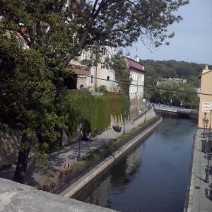 Bulwary nad kanałem Młynówki w Kłodzku