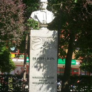 Pomnik Józefa Dietla w Krynicy Zdroju