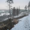 widok z szlaku niebieskiego na przełecz Łączęcko, Roman Świątkowski