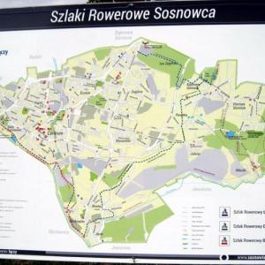 Szlaki rowerowe w Sosnowcu