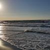 wieczorem na plaży w Karwi, wienie
