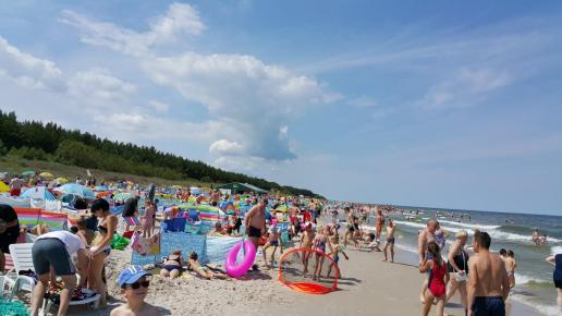 plaża w Karwi, wienie