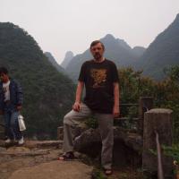 Widok Yangshuo z góry, Tadeusz Walkowicz