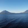 6.02.2012r. Jezioro, wulkany San Pedro i po lewej Toliman i Atitlan, Tadeusz Walkowicz