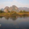 3.01.2013r. Poranek w Hotelu Vang Vieng, Tadeusz Walkowicz
