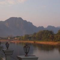 Poranek w Hotelu Vang Vieng, Tadeusz Walkowicz