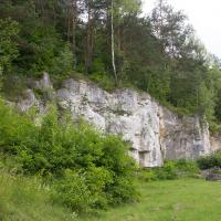 Nad Stawem Amerykan wychodnia wapieni skalistych