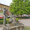 Pobiedziska Rynek i fontanna