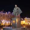 Pomnik Jakuba Wejhera (w tymczasowej roli św. Mikołaja), allie