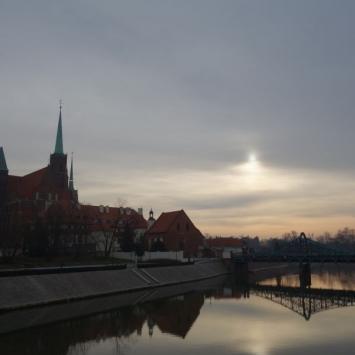 Ostrów Tumski o poranku, allie