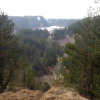 widok z góry na żwirownię, Joanna