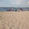 Jezioro Dzierżno Duże - plaża w Rzeczycach
