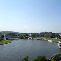 Widok z Wawelu na Wisłę, allie