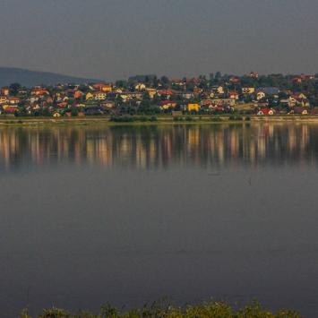 Widok na Jezioro Żywieckie i okolice ..., Fasola na Szlaku