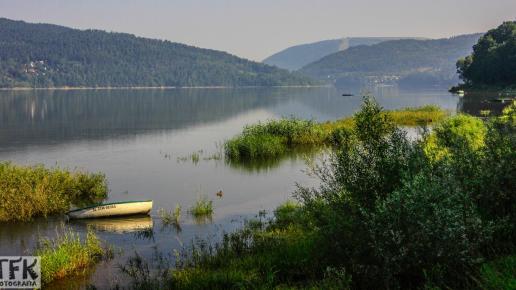 Widok na Jezioro Żywieckie i okolice ..., Fasola na Szlaku