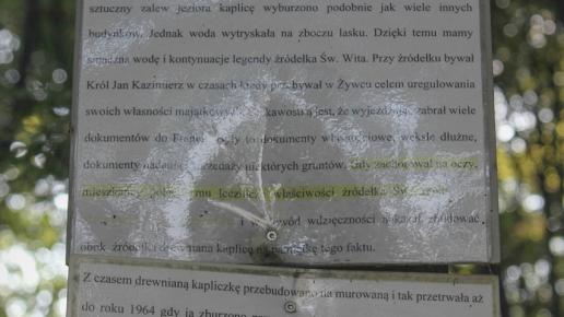 Źródełko Św.Wita nad Jeziorem Żywieckim, Fasola na Szlaku