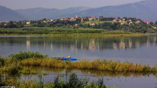 Widok na Jezioro Żywieckie i okolice ..., Fasola na Szlaku