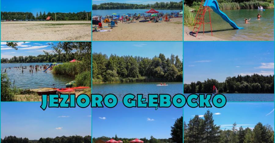 Kierunek ... Plaża Leśna Przystań nad Jeziorem Głębocko w Osieku Grodkowskim - zdjęcie