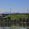 Podczas rejsu po Jeziorze Czorsztyńskim widziane ... Tatry , Cisówka i ..., Fasola na Szlaku