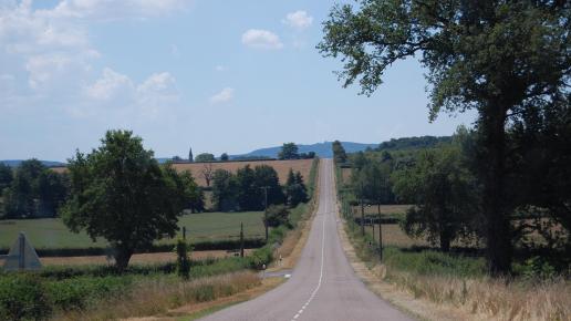 Francja, drogi lokalne., Jan Nowak