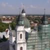 widok z dzwonnicy na bazylikę, Joanna