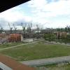 Europejskie Centrum Solidarności - widok z tarasu na stocznię, toja1358