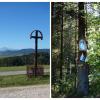 Widok na Tatry i kapliczka na szlaku na Eliaszówkę, EmiZtg