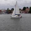 Mikołajki, widok z jeziora, Joanna