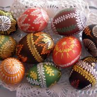 pisanki wykonane przeze mnie w różnych latach (od 2009), Joanna