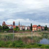 a po prawej widok na serce Gdańska, allie