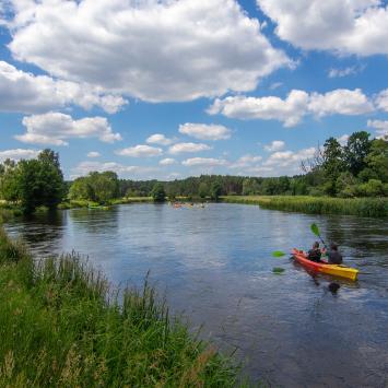 Załęczański Park Krajobrazowy spływ