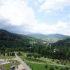 Panorama okolicy - widok z wieży widokowej na Muszynę, allie