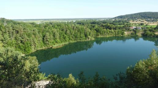 Jezioro Turkusowe, widok z Piaskowej Góry, Joanna